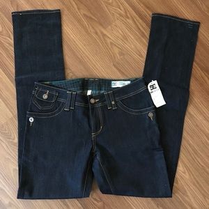 👑VINTAGE DC SHOES INC. DARK BLUE SKINNY JEANS